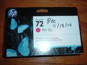 Dec.2021 ! HP-72 Magenta (C9372A) 130ml Genuine HP ink cartridge. NEW!UNOPENED - Picture 1 of 3