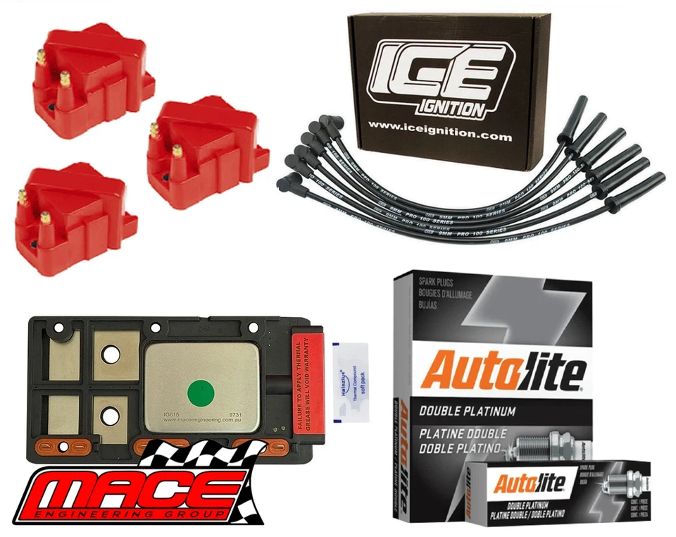HIGH VOLTAGE IGNITION SERVICE KIT WITH DFI MODULE FOR HOLDEN BUICK L27 3.8L V6 - Image 1 of 1