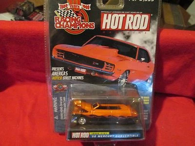Hot Rod 50 Mercury Convertible Racing Champions 1/64 Oro   Foto 1 de 4