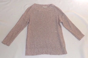 MONZÓN M ROSA LENTEJUELA TEJIDA BRILLANTE FIESTA JUMPER PECHO 40" 102cm - Imagen 1 de 3