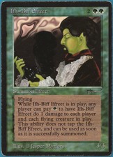 Ifh-Biff Efreet Arabian Nights HEAVILY PLD Green Rare CARD (239960) ABUGames
