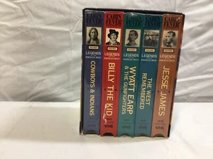 LEGENDS OF THE AMERICAN WEST Hi-Fi VHS set of 5 - Picture 1 of 4