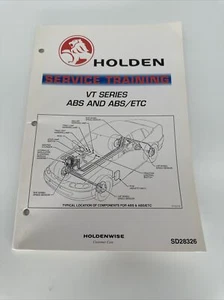 Holden COMMODORE / CALAIS " VT series " 1998 Original SERVICE TRAINING MANUAL - Foto 1 di 16