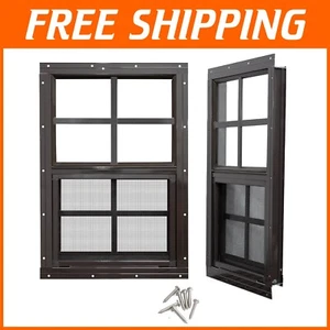 Tempered Glass Shed Windows 2 Pack - Ideal for Sheds, Coops, and Playhouses - Picture 1 of 9