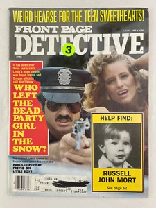 Front Page Detective Magazine, August 1985, Vintage True Crime Stories, Pulp - Picture 1 of 4