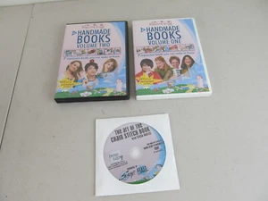 3 DVDs: Scrapbook Lounge Handmade Books Vol 1 2 + Art of The Chain Stitch Book - Picture 1 of 4