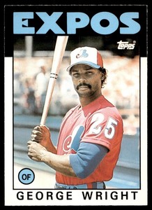 1986 Topps Traded George Wright Montreal Expos #128T