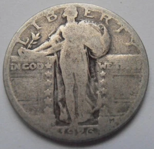 1926 S Standing Liberty Silver Quarter, (26SEW1) - Picture 1 of 4
