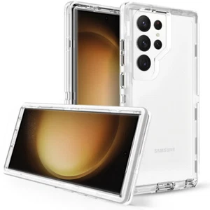 Transparent Defender Shockproof Case Cover For Samsung S24 S23 S22 S21 S20 S10 - Zdjęcie 1 z 21
