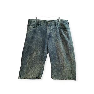 Decibel Men's Authentic Died Denim Jean Shorts 40W - Picture 1 of 13