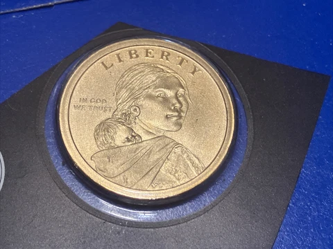 2017 S Enhanced Uncirculated Sacagawea Dollar 225th Anniversary Native American Cover