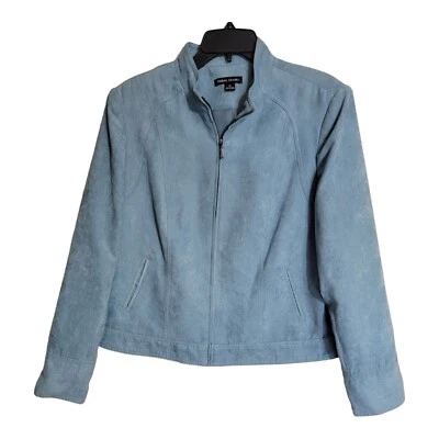 Chaqueta Tribal Studio Mujer Talla XL Verde Azulado Gamuza Moto Vacaciones Carrera Informal  Foto 1 de 4