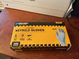 Guanti in nitrile resistenti Firm Grip Pro Cleaning 100 pezzi taglia unica - Foto 1 di 1