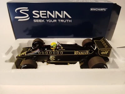 Minichamps Lotus Renault 98T #12 Ayrton Senna 1986 1/18 540863812 - Immagine 1 di 3