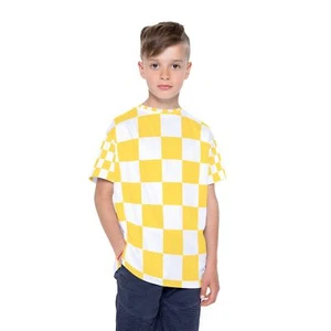 Bright Checkerboard Kids Sports Jersey - Fun Activewear, Gifts for Kids, [...] - Picture 1 of 17