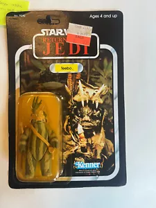 Vintage Kenner Star Wars ROTJ Ewok Teeebo 77 cardback MOC unpunched 325 - Picture 1 of 9