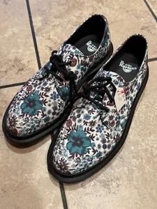 Doc Martens 1461 wanderlust lester garden floral shoes UK 7 US W 9 EU41 airwair - Picture 1 of 8