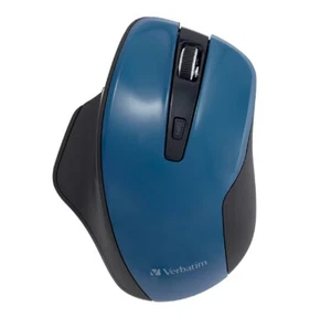Verbatim Silent Ergonomic Wireless LED Mouse Blue - Picture 1 of 1