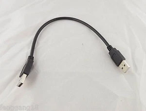 High Speed USB 2.0 Type A Male To USB 2.0 Male Data Extension Adapter Cable 30cm - Picture 1 of 6