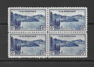 U.S. MNH 1934 SIX CENT CRATER LAKE BLOCK OF FOUR SCOTT 745 - Picture 1 of 1