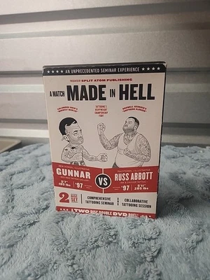 A Mach Made In Hell DVD 2014 Gunnar Vs Russ 2 Disc Set Tattooing Seminar Rare - Image 1 of 4