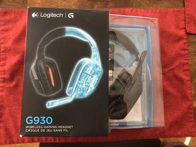 Logitech Wireless Gaming Headset G930 - 7.1 Surround Sound COMPLETE IN BOX - Image 1 of 4