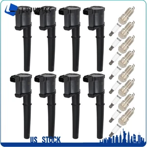 8 bobinas de encendido y bujías para Ford Mustang Lincoln Navigator 5,4 L 4,6 L V8 - Imagen 1 de 10