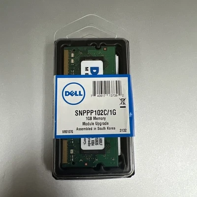 NEW 1Gb Dell SNPPP102C/1G 800Mhz PC2-6400 200pin DDR2 SODIMM memory RAM - Image 1 of 2