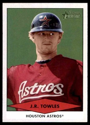 2007 Bowman Heritage Prospects J.R. Towles Houston Astros #BHP40 - Image 1 of 2