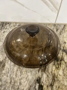 Pyrex V-1-C Braunglas Ersatzdeckel für 1 L Kochtopf Vision 🇺🇸 - Bild 1 von 24