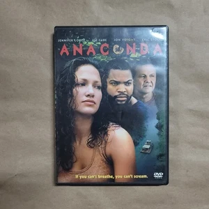 Anaconda DVD 1997 Widescreen Horror Thriller Jennifer Lopez Ice Cube Voight - Imagen 1 de 3