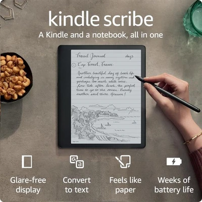 `Amazon Kindle Scribe 10,2 16GB (Basic Pen) Black` ACC NEW - Image 1 of 4
