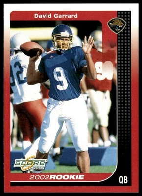 2002 Score #257 David Garrard RC Jacksonville Jaguars NM+ - Image 1 of 2