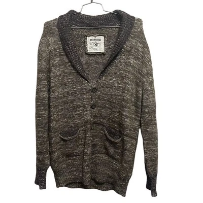 Cárdigan de lana multicolor True Religion para hombre 3XL suéter cuello chal Foto 1 de 4