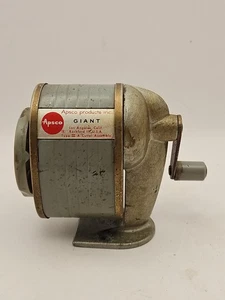 Vintage Apsco Products temperamatite gigante - 6 fori tipo 3A USA - FUNZIONANTE - Foto 1 di 7