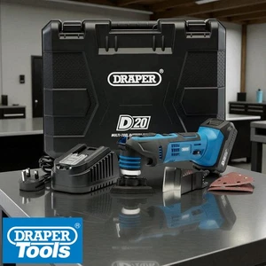 Cordless Oscillating Multi Function Power Tool Charger Battery Case Draper 00595 - Picture 1 of 15