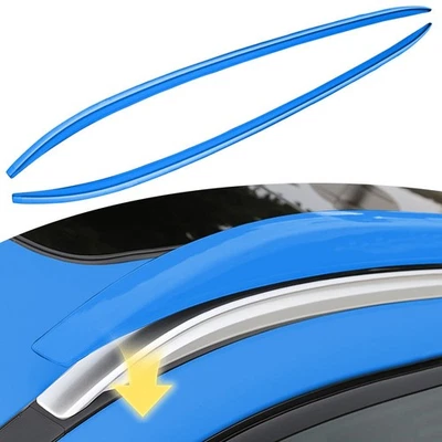 2 piezas cubiertas de barra de riel lateral para portaequipajes de techo para BMW X5 2014-2018 Foto 1 de 4