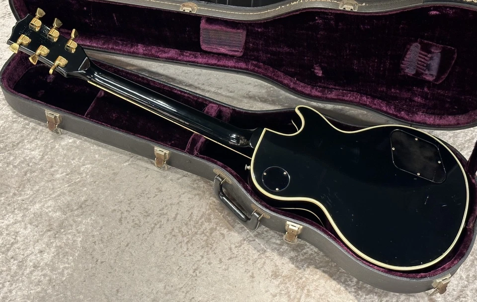 Gibson Les Paul Custom mano izquierda 20 aniversario negro ébano 1974 caja fuerte vintage  Foto 1 de 4
