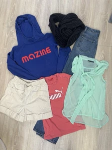 Damen Bekleidungspaket Kleiderpaket XS 34 Mazine Puma Marken Kleid Hoodie Schal - Bild 1 von 4