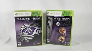 Saints Row 3 und 4 Spiele Bundle Xbox 360 mit beiden Anleitungen - Bild 1 von 8