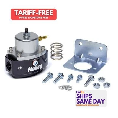 Holley 12-879, One Aluminum Billet Bypass Regulator 4-65 Psi Performance Parts - Image 1 of 4