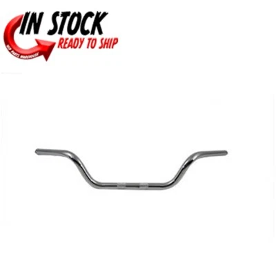 Manillar Buckhorn de 4" con hendiduras para Harley Davidson de V-Twin de 1" de diámetro Foto 1 de 3