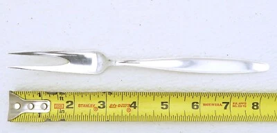 Tenedor para servir Georg Jensen plata esterlina patrón de ciprés mcm Foto 1 de 4