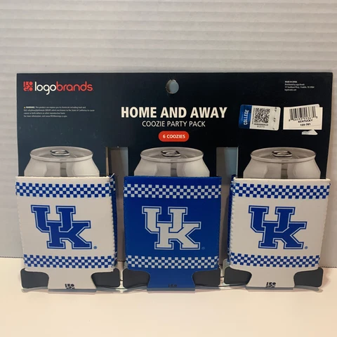 6 New University Of Kentucky Can Bottles Cooler Coozie Party Pack Logo Brands Cover