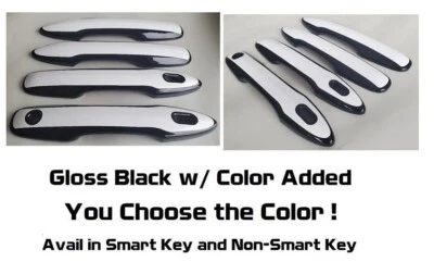 Sobreposições de alça personalizadas pretas e coloridas 2021 - 2025 Toyota Venza VOCÊ ESCOLHE A COR - Imagem 1 de 4