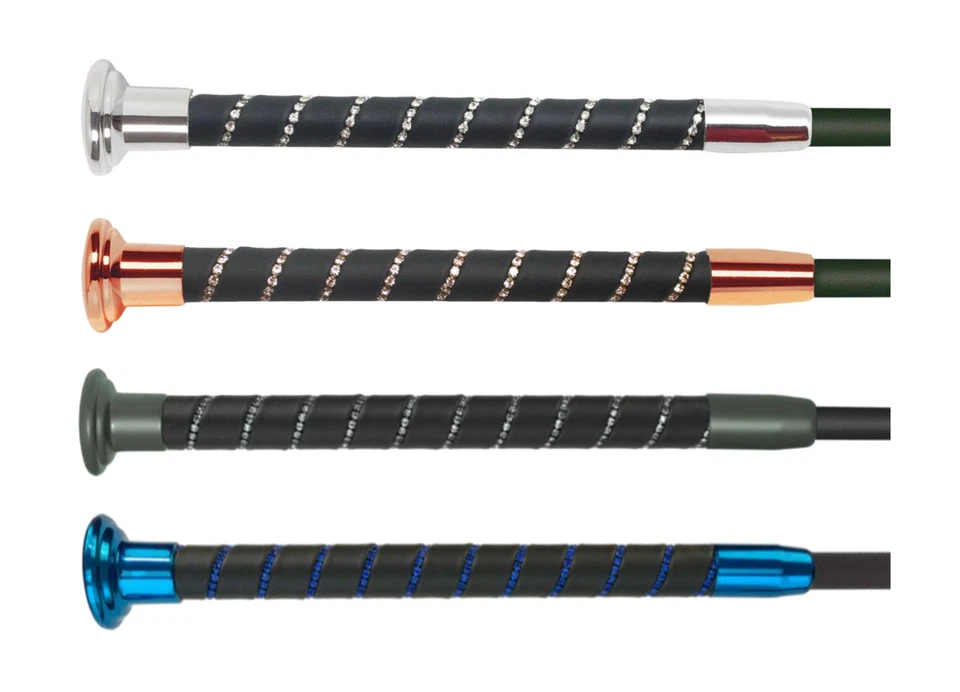 JA Horse FLECK SILKTOUCH CRYSTAL Dressurgerte Reitgerte Gerte - Bild 1 von 4