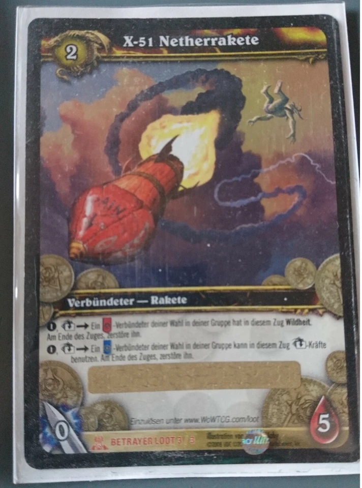 WoW Loot Card - X51 Nether Rocket EXTREME / Netherrakete Epic + Rare - 2 Mounts - Bild 1 von 1