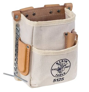 Klein Tools 5125 5 Pocket Tool Pouch Canvas - Picture 1 of 4