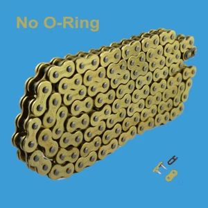 Gold 520 x 120 without O-Ring Chain ATV Motorcycle Fit: Husqvarna TC610 & TE610 - Picture 1 of 1