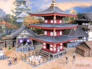 Samurai Dicetower Pagoda - Tabletop Terrain Compatible with Test of Honor - Picture 1 of 10
